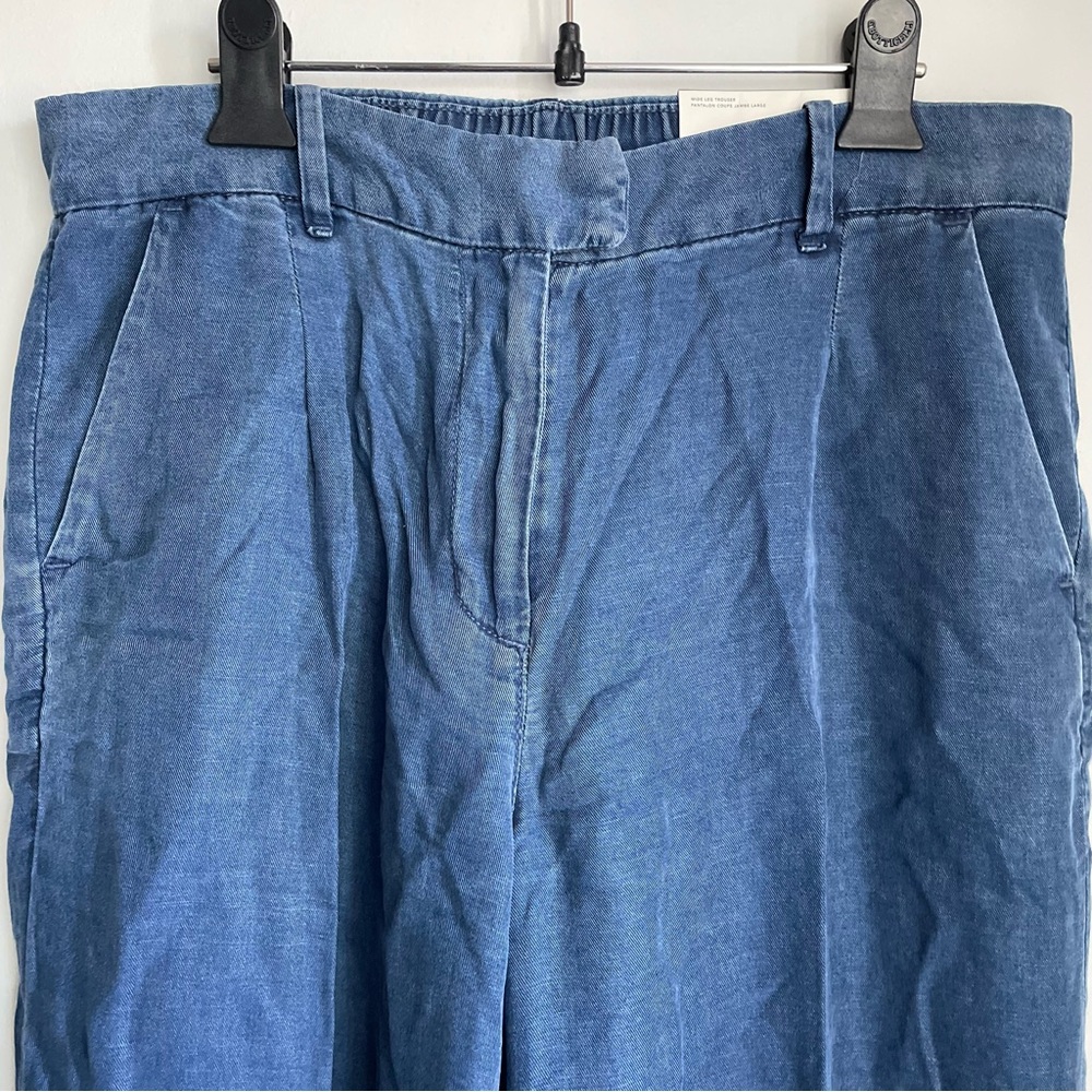 AMERICAN EAGLE 100% Lyocell High Rise Wide Leg Pants - Picture 2 of 9